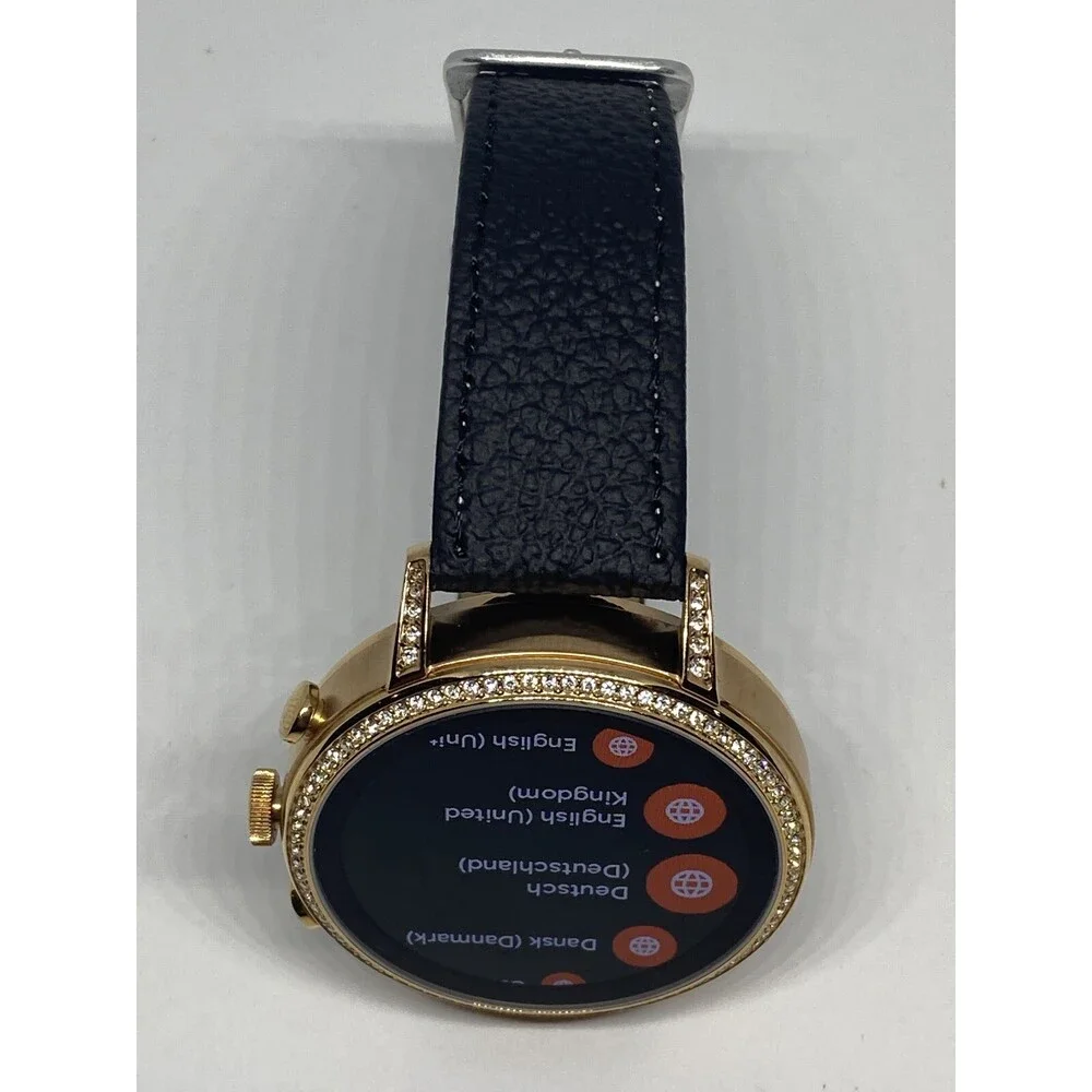 Fossil Gen 4 Authentic Digital Dial Smart Watch Custom Band FTW6015 AB522